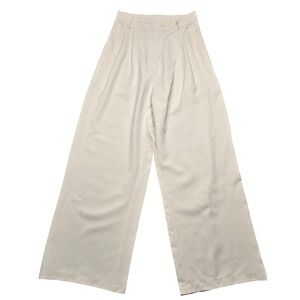 CMMN SWDN Pants‎ Womens Small Wide Leg High Waist Pleated Trouser Relaxed Fit
